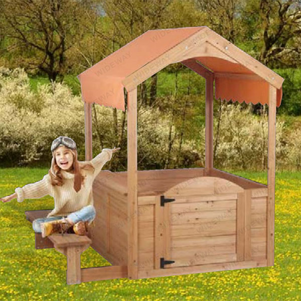 Casas de juegos de madera al aire libre para niños
