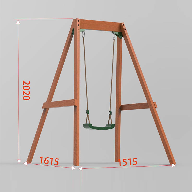Juego de columpio individual