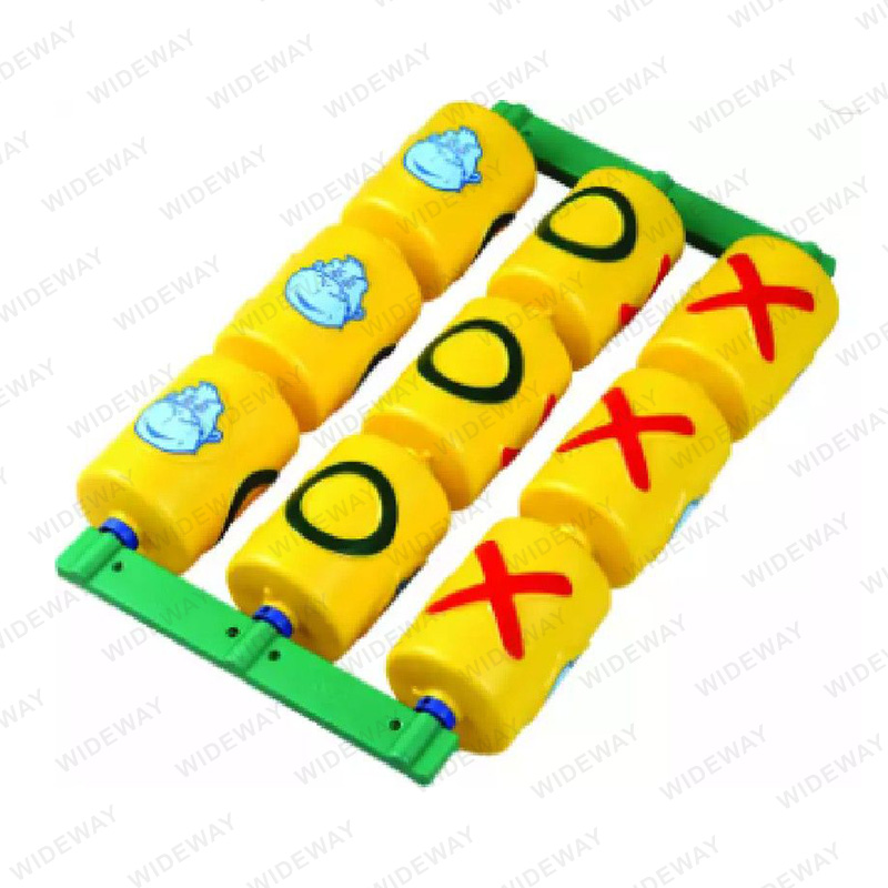 Accesorio de juego de columpio con panel giratorio Tic-tac-Toe